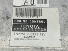 2014 Jeep Cherokee PCM Engine Control Computer ECU ECM PCU OEM P/N:89661-0C720 Fits OEM Used Auto Parts