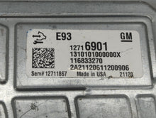 2017-2018 Chevrolet Silverado 2500 PCM Engine Control Computer ECU ECM PCU OEM P/N:12716901 Fits OEM Used Auto Parts