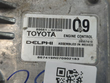 2017-2019 Toyota Corolla PCM Engine Control Computer ECU ECM PCU OEM P/N:89661-0ZQ90 Fits Fits 2017 2018 2019 OEM Used Auto Parts