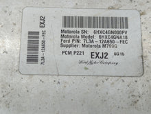 2007 Ford F-150 PCM Engine Control Computer ECU ECM PCU OEM P/N:7L3A-12A650-FEC Fits OEM Used Auto Parts