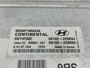 2011-2013 Hyundai Elantra PCM Engine Control Computer ECU ECM PCU OEM P/N:39103-2EMN3 39102-2EMN3 Fits Fits 2011 2012 2013 OEM Used Auto Parts