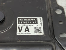 2015 Subaru Legacy PCM Engine Control Computer ECU ECM PCU OEM P/N:22765AK16A Fits OEM Used Auto Parts