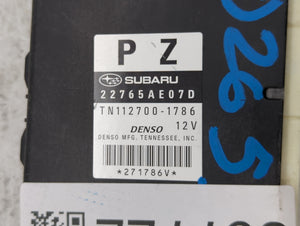 2013-2014 Subaru Legacy PCM Engine Computer ECU ECM PCU OEM P/N:22765AE07D Fits 2013 2014 OEM Used Auto Parts