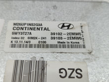 2014-2016 Hyundai Elantra PCM Engine Control Computer ECU ECM PCU OEM P/N:39107-2EMB7 39106-2EMB6 Fits Fits 2014 2015 2016 OEM Used Auto Parts