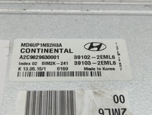 2015-2016 Hyundai Elantra PCM Engine Control Computer ECU ECM PCU OEM P/N:39102-2EML6 Fits Fits 2015 2016 OEM Used Auto Parts