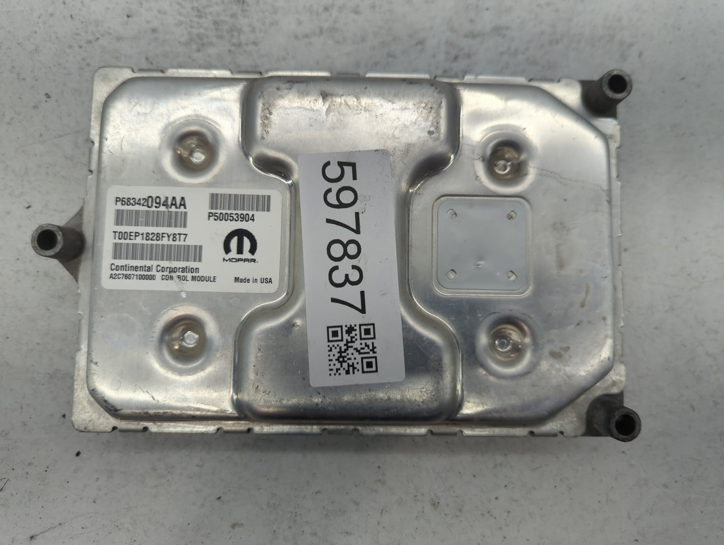 2018 Ford Fusion PCM Engine Control Computer ECU ECM PCU OEM P/N:P68342094AA Fits OEM Used Auto Parts - Oemusedautoparts1.com