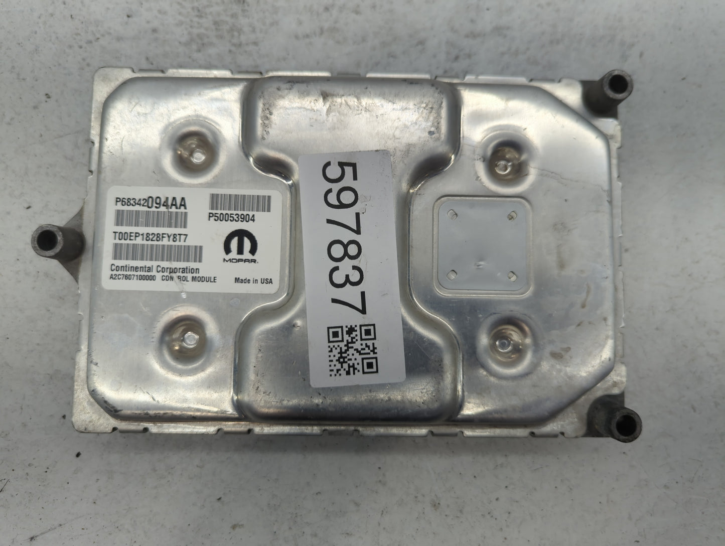 2018 Ford Fusion PCM Engine Control Computer ECU ECM PCU OEM P/N:P68342094AA Fits OEM Used Auto Parts - Oemusedautoparts1.com