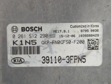 2016-2017 Kia K900 PCM Engine Control Computer ECU ECM PCU OEM P/N:39110-3FPN5 Fits Fits 2016 2017 OEM Used Auto Parts