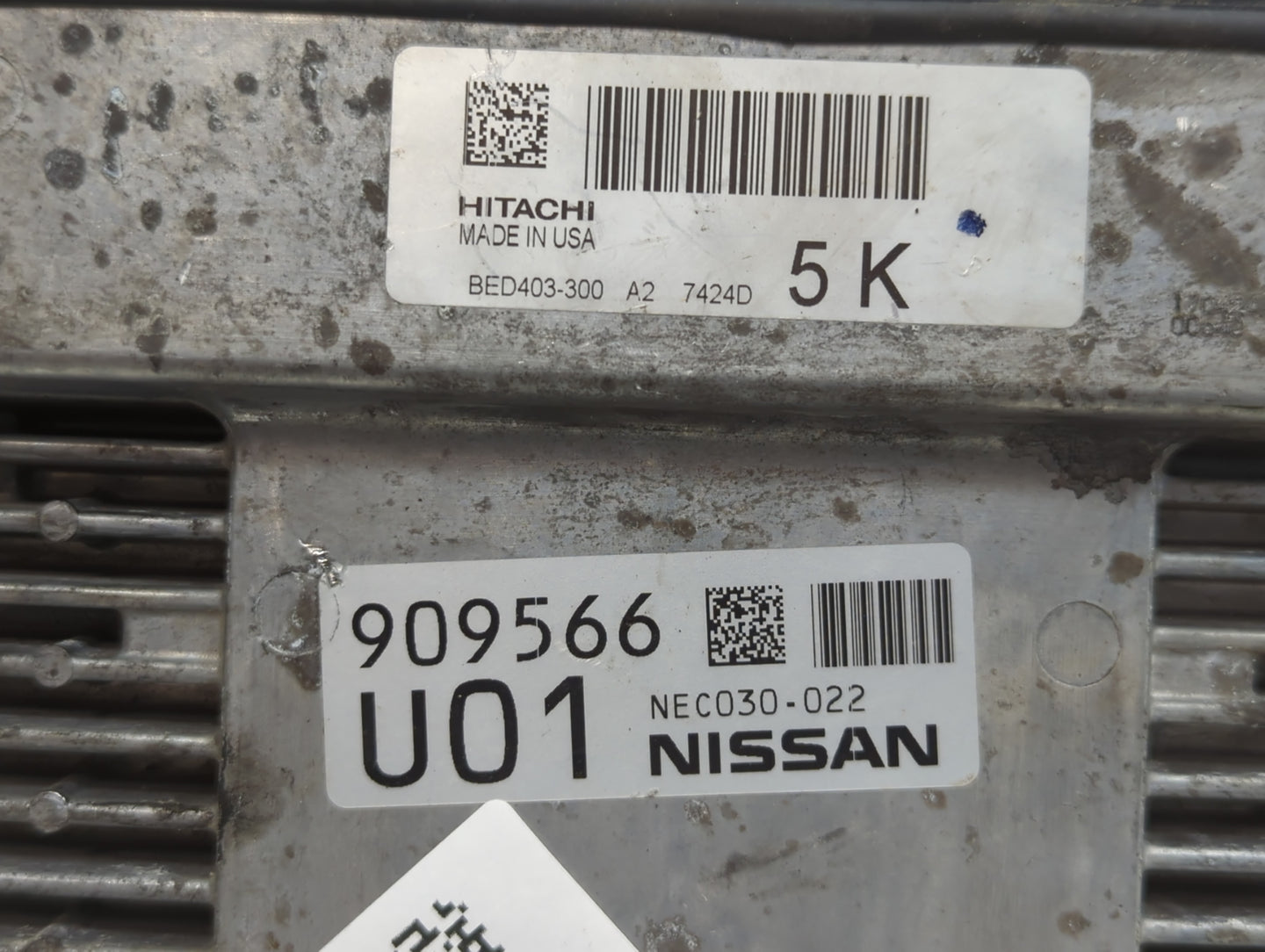 2017 Infiniti Qx60 PCM Engine Computer ECU ECM PCU OEM P/N:NEC030-022 Fits OEM Used Auto Parts - Oemusedautoparts1.com