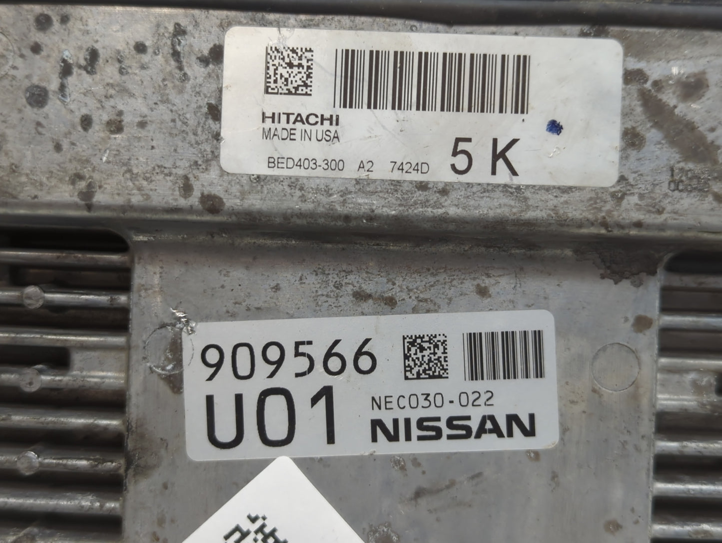 2017 Infiniti Qx60 PCM Engine Computer ECU ECM PCU OEM P/N:NEC030-022 Fits OEM Used Auto Parts - Oemusedautoparts1.com