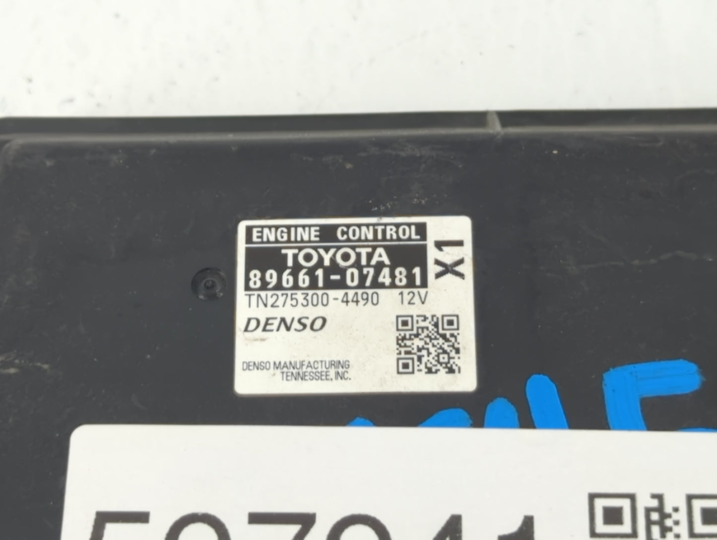 2016 Kia Forte PCM Engine Control Computer ECU ECM PCU OEM P/N:89661-07481 Fits OEM Used Auto Parts - Oemusedautoparts1.com