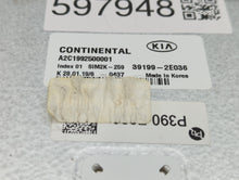 2019-2021 Kia Forte PCM Engine Control Computer ECU ECM PCU OEM P/N:39199-2E036 Fits Fits 2019 2020 2021 OEM Used Auto Parts