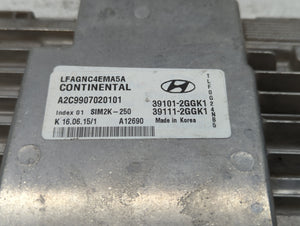 2015-2017 Hyundai Sonata PCM Engine Control Computer ECU ECM PCU OEM P/N:39111-2GGK1 39101-2GGK1 Fits Fits 2015 2016 2017 OEM Used Auto Parts