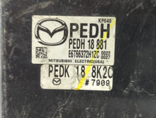 2015 Mazda 3 PCM Engine Control Computer ECU ECM PCU OEM P/N:PEDK 18 8K2C Fits OEM Used Auto Parts