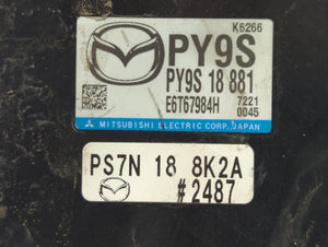 2014-2017 Mazda 3 PCM Engine Control Computer ECU ECM PCU OEM P/N:PY9S 18 881 Fits Fits 2014 2015 2016 2017 OEM Used Auto Parts