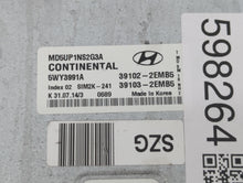 2014-2016 Hyundai Elantra PCM Engine Control Computer ECU ECM PCU OEM P/N:39102-2EMB5 Fits Fits 2014 2015 2016 OEM Used Auto Parts