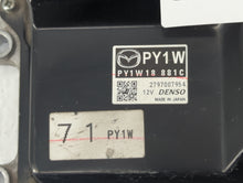 2014-2016 Mazda 6 PCM Engine Control Computer ECU ECM PCU OEM P/N:PY1W 18 881C Fits Fits 2014 2015 2016 OEM Used Auto Parts