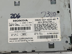 2004-2006 Acura Tl Radio AM FM Cd Player Receiver Replacement P/N:39100-SEP-A020 39100-SEP-A010 Fits 2004 2005 2006 OEM Used Auto Parts