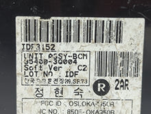 2011-2014 Hyundai Sonata Chassis Control Module Ccm Bcm Body Control