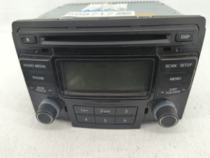 2012-2014 Hyundai Sonata Radio AM FM Cd Player Receiver Replacement P/N:96180-3Q700 Fits 2012 2013 2014 OEM Used Auto Parts