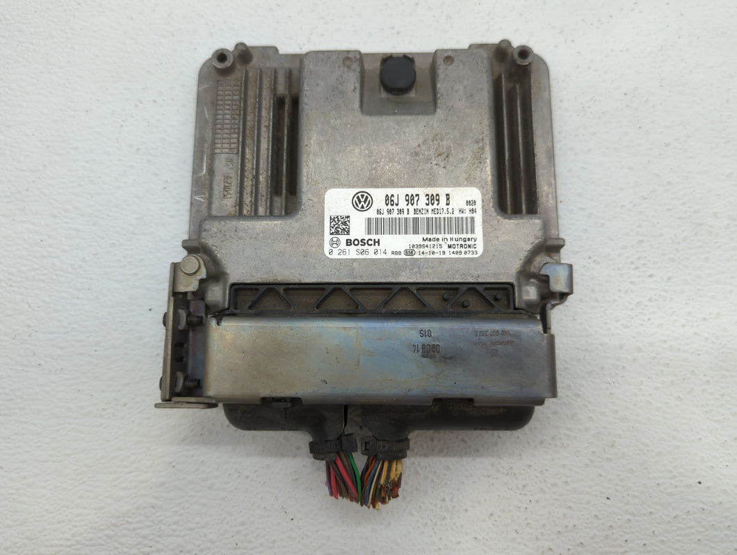 2015 Volkswagen Cc PCM Engine Control Computer ECU ECM PCU OEM P/N:06J 907 309 B Fits OEM Used Auto Parts