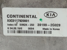 2019-2020 Kia Optima PCM Engine Control Computer ECU ECM PCU OEM P/N:39199-2G028 Fits Fits 2019 2020 OEM Used Auto Parts