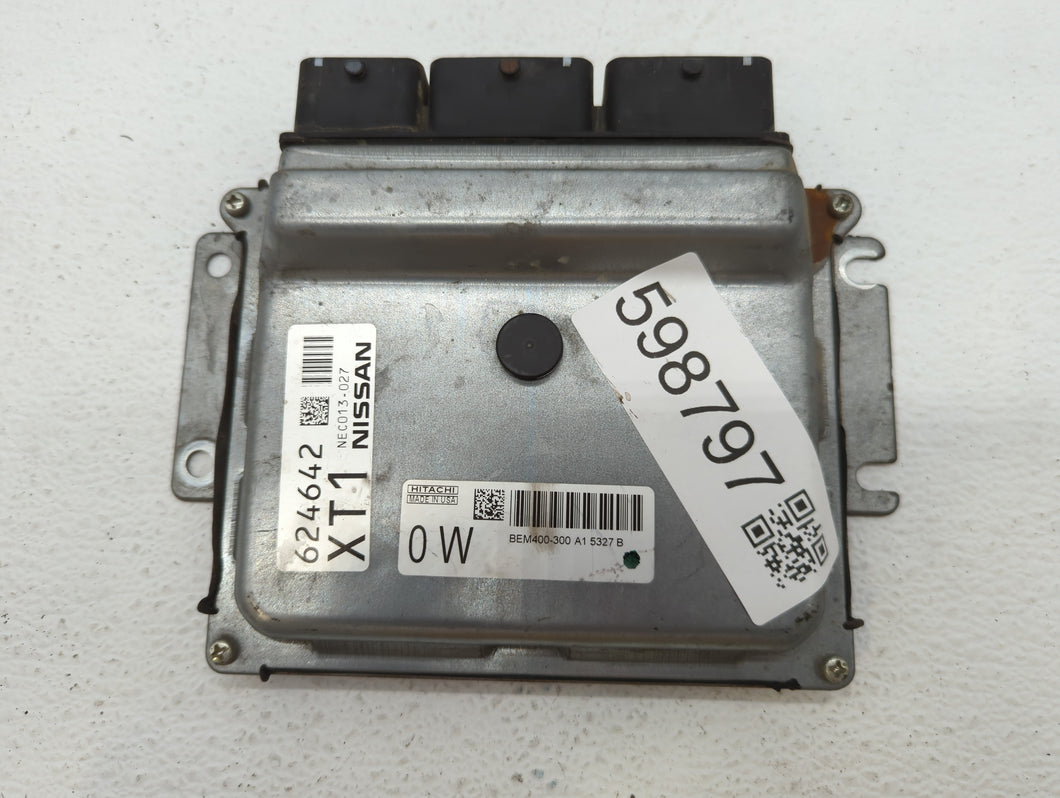 2015 Nissan Altima PCM Engine Control Computer ECU ECM PCU OEM P/N:NEC013-027 Fits Fits 2013 2014 OEM Used Auto Parts