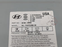 2011 Hyundai Sonata Radio AM FM Cd Player Receiver Replacement P/N:96180-3Q000 Fits OEM Used Auto Parts