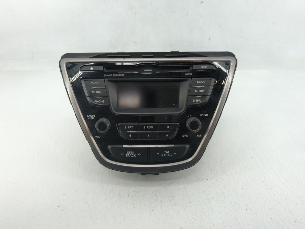 2013 Hyundai Elantra Radio AM FM Cd Player Receiver Replacement P/N:96170-3X165RA5 Fits OEM Used Auto Parts