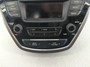 2013 Hyundai Elantra Radio AM FM Cd Player Receiver Replacement P/N:96170-3X165RA5 Fits OEM Used Auto Parts