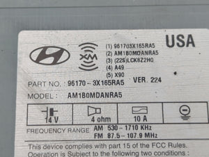 2013 Hyundai Elantra Radio AM FM Cd Player Receiver Replacement P/N:96170-3X165RA5 Fits OEM Used Auto Parts