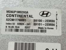 2014-2016 Hyundai Elantra PCM Engine Control Computer ECU ECM PCU OEM P/N:39100-2EMB6 Fits Fits 2014 2015 2016 OEM Used Auto Parts