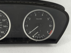 2006-2007 Bmw 550i Instrument Cluster Speedometer Gauges P/N:62.11-6 983 147 11-6 983 147 Fits 2006 2007 OEM Used Auto Parts