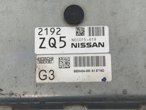 2013-2015 Nissan Sentra PCM Engine Control Computer ECU ECM PCU OEM P/N:NEC015-619 Fits Fits 2013 2014 2015 OEM Used Auto Parts