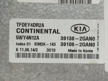 2014 Kia Optima PCM Engine Control Computer ECU ECM PCU OEM P/N:39138-2GAN0 Fits OEM Used Auto Parts