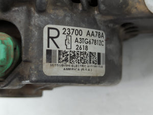 2013-2014 Subaru Legacy Alternator Replacement Generator Charging Assembly Engine OEM P/N:23700 AA78A Fits 2013 2014 OEM Used Auto Parts