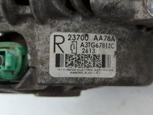 2013-2014 Subaru Legacy Alternator Replacement Generator Charging Assembly Engine OEM P/N:23700 AA78A Fits 2013 2014 OEM Used Auto Parts