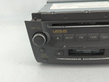 2006 Lexus Gs300 Radio AM FM Cd Player Receiver Replacement P/N:86120-30D00-E0 Fits OEM Used Auto Parts