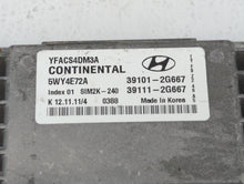 2011-2014 Hyundai Sonata PCM Engine Control Computer ECU ECM PCU OEM P/N:39111-2G668 39101-2G668 Fits Fits 2011 2012 2013 2014 OEM Used Auto Parts