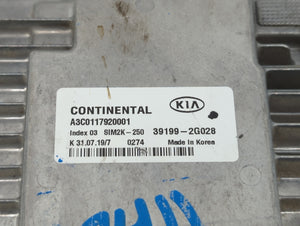 2019-2020 Kia Optima PCM Engine Control Computer ECU ECM PCU OEM P/N:39199-2G028 Fits Fits 2019 2020 OEM Used Auto Parts