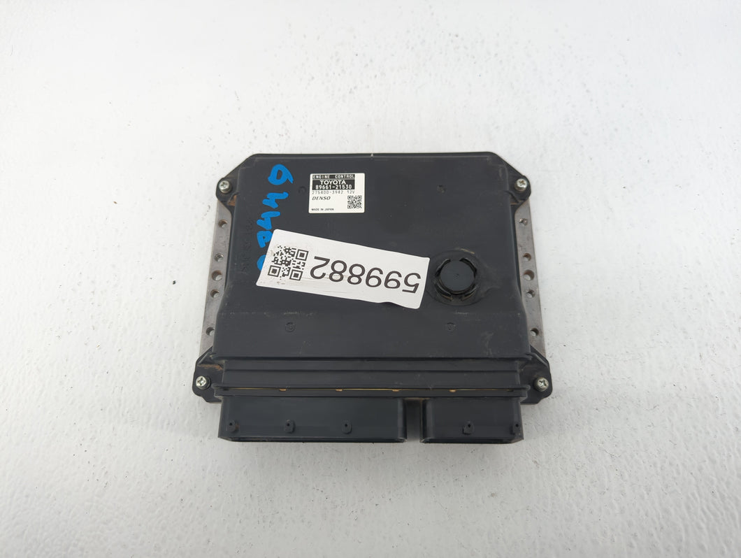 2011-2012 Scion Tc PCM Engine Control Computer ECU ECM PCU OEM P/N:89661-21530 89661-21600 Fits Fits 2011 2012 OEM Used Auto Parts