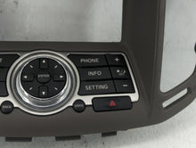 2011-2011 Infiniti G37 Radio Control Panel