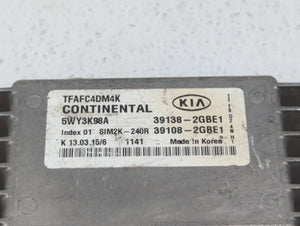 2014-2015 Kia Optima PCM Engine Control Computer ECU ECM PCU OEM P/N:39138-2GBE1 Fits Fits 2014 2015 OEM Used Auto Parts