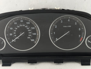 2012-2013 Bmw 535i Instrument Cluster Speedometer Gauges P/N:9291412-01 9280481-01 Fits 2011 2012 2013 OEM Used Auto Parts