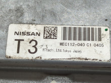 2010 Nissan Rogue PCM Engine Control Computer ECU ECM PCU OEM P/N:MEC112-040 C1 Fits OEM Used Auto Parts