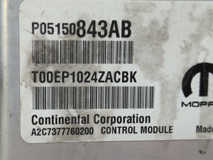 2014 Jeep Cherokee PCM Engine Control Computer ECU ECM PCU OEM P/N:P68242443AA P05150843AB, P68103804AH Fits OEM Used Auto Parts