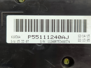 2016 Dodge Caravan Climate Control Module Temperature AC/Heater Replacement P/N:P55111240AJ Fits OEM Used Auto Parts