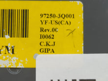 2011-2013 Hyundai Sonata Climate Control Module Temperature AC/Heater Replacement P/N:97250-3Q001 A2C53413153 Fits OEM Used Auto Parts