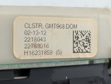 2011-2012 Gmc Acadia Instrument Cluster Speedometer Gauges P/N:H12437154 22763016 Fits 2011 2012 OEM Used Auto Parts