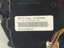 2014-2015 Kia Optima Climate Control Module Temperature AC/Heater Replacement P/N:Q138TNN1 97250-2TNN1CA Fits 2014 2015 OEM Used Auto Parts